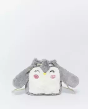 Сумка-мешок с изображением пингвина Sfera, серый