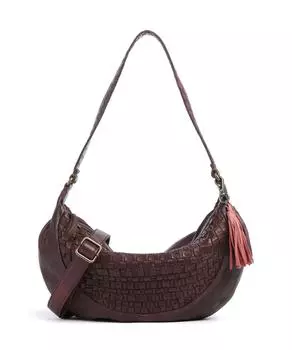 Сумка-Мешок Venusweg из 8-зернистой кожи Taschendieb Wien, коричневый