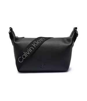 Сумка-мессенджер Calvin Klein Jeans с широким ремешком, черный