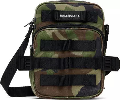Сумка-мессенджер через плечо цвета хаки Army Balenciaga