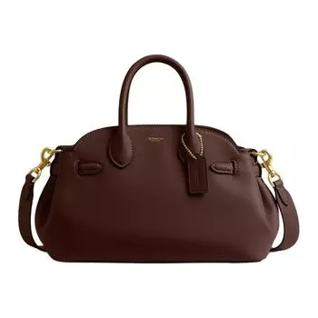 Сумка-мессенджер Empire Carryall из кожи через плечо, стандартная женская, цвет клен COACH