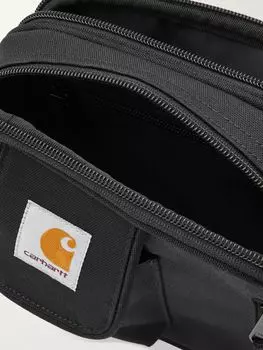 Сумка-мессенджер Essentials Small Logo-Appliqu из переработанной парусины CARHARTT WIP, черный