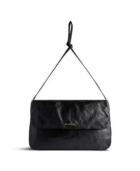 Сумка-мессенджер Grungy Medium Balenciaga, черный