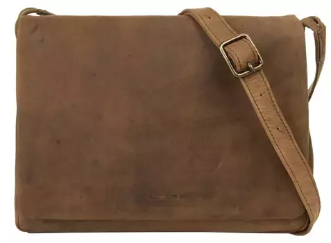 Сумка-мессенджер Harold's "ANTIC", натуральная кожа, цвет Cognac