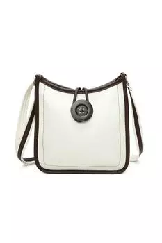 Сумка-мессенджер Hava на пуговицах из искусственной кожи Fontanella Fashion, белый