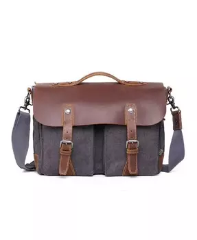 Сумка-мессенджер Hudson Canvas TSD BRAND, серый