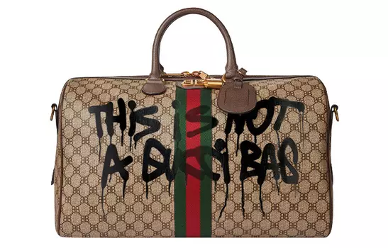 Сумка-мессенджер из холщовой ткани с покрытием от GUCCI, дорожная сумка унисекс Balenciaga
