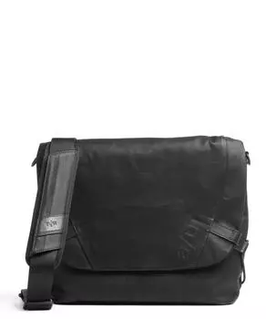 Сумка-мессенджер Japan Matsumoto 12 дюймов из органического хлопка Aunts & Uncles, черный