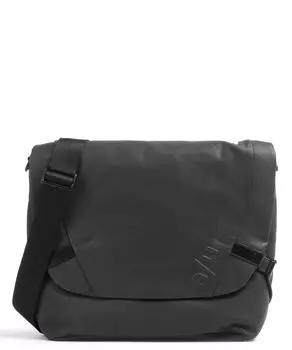 Сумка-мессенджер Japan Matsumoto 12 дюймов из органического хлопка Aunts & Uncles, черный