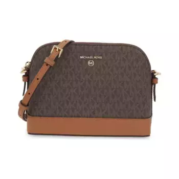 Сумка-Мессенджер Jet Set с подвеской Michael Kors, коричневый