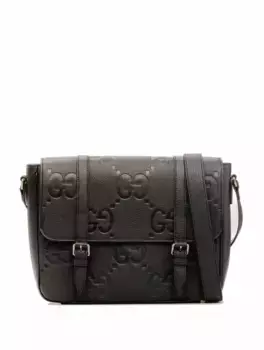 Сумка-мессенджер Jumbo GG Gucci, черный