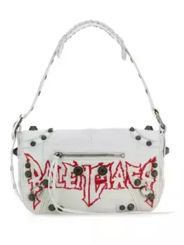 Сумка-мессенджер Le Cagole XS DIY Metal BALENCIAGA, белый