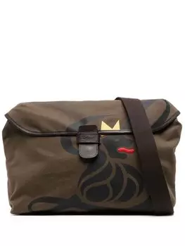 Сумка-мессенджер Lion из канваса Leathersmith of London, коричневый