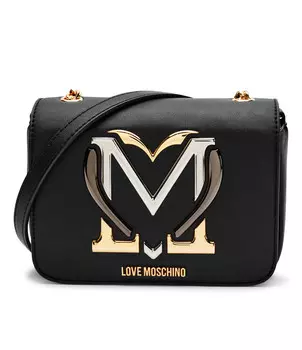 Сумка-мессенджер Love Moschino, черный