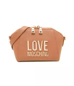 Сумка-мессенджер Love Moschino, коричневый