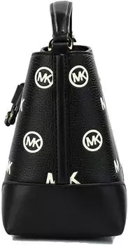Сумка-мессенджер Michael Kors Mercer Small Drawstring Bucket Messenger в комплекте с крючком для кошелька SM Coinpouch