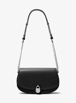 Сумка-Мессенджер Mila среднего размера из кожи Michael Kors, черный