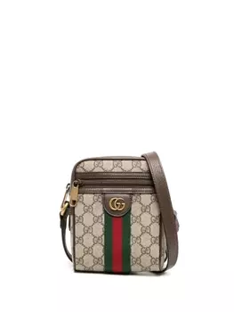Сумка-мессенджер Ophidia Gucci, коричневый