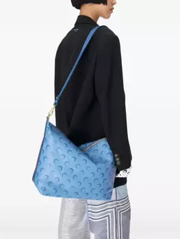 Сумка-мессенджер с аэрографией Moon Marine Serre, синий