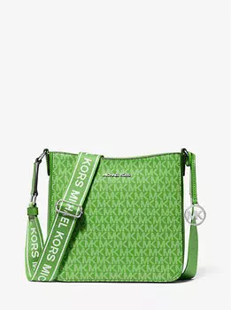 Сумка-Мессенджер с фирменным логотипом Jet Set Michael Kors, зеленый
