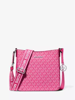 Сумка-Мессенджер с фирменным логотипом Jet Set Michael Kors, розовый