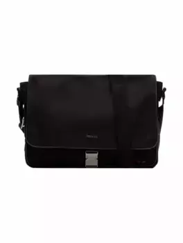 Сумка-мессенджер с логотипом Kiton, черный