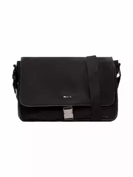 Сумка-мессенджер с логотипом Kiton, черный