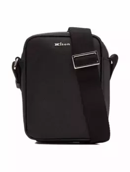 Сумка-мессенджер с логотипом Kiton, черный