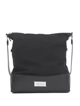 Сумка-мессенджер с логотипом MAISON MARGIELA, черный