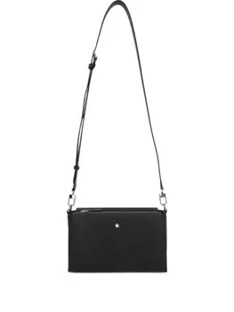 Сумка-мессенджер с логотипом Montblanc, черный