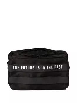 Сумка-мессенджер с надписью Human Made, черный