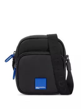 Сумка-мессенджер с нашивкой-логотипом Karl Lagerfeld Jeans, черный