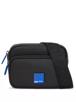 Сумка-мессенджер с нашивкой-логотипом Karl Lagerfeld Jeans, черный
