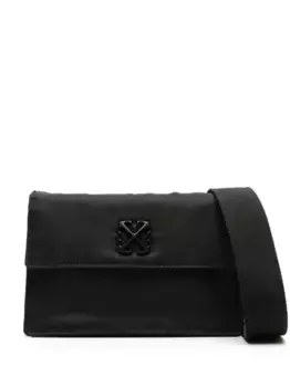 Сумка-мессенджер Soft Jitney 1.4 OFF-WHITE, черный