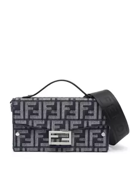 Сумка-мессенджер Soft Trunk Baguette FENDI, синий