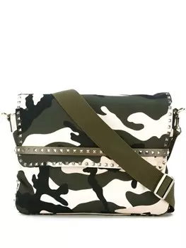 Сумка-мессенджер Valentino Garavani Rockstud, зеленый
