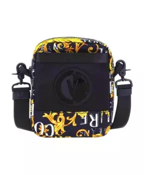 Сумка-мессенджер мужская Versace Jeans Couture с принтом, мультиколор