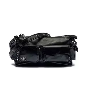 Сумка-мессенджер женская Michael Kors с карманами, черный