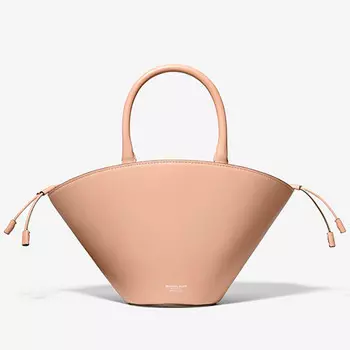 Сумка Michael Kors Audrey Leather Market, бежевый