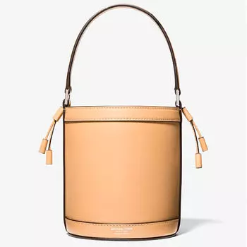 Сумка Michael Kors Audrey Medium Leather Bucket, бежевый