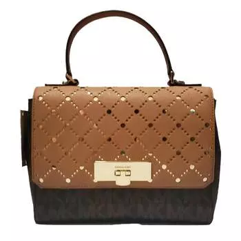 Сумка Michael Kors Callie Top Handle, коричневый