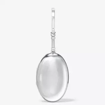 Сумка Michael Kors Gramercy Metallic Leather, серебряный