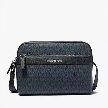 Сумка Michael Kors Hudson Logo Utility Crossbody, синий