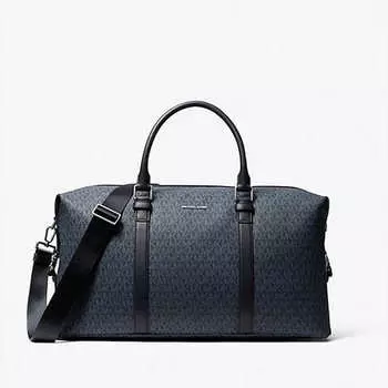 Сумка Michael Kors Hudson Logo Weekender, темно-синий