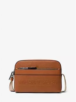 Сумка Michael Kors Hudson Pebbled Leather Utility Crossbody, коричневый
