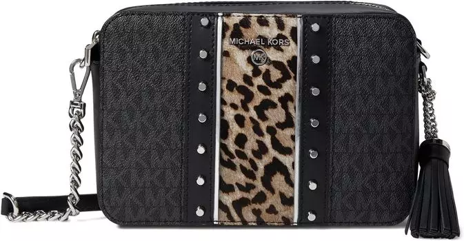 Сумка Michael Kors Jet Set Charm Medium Camera Bag, цвет Black Multi