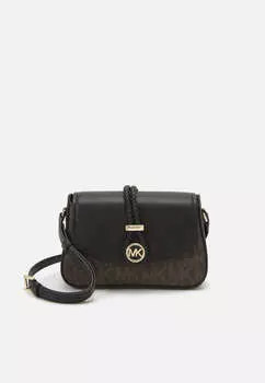 Сумка Michael Kors Lea Flap Xbody, коричневый