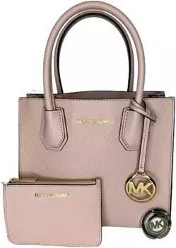 Сумка Michael Kors MICHAEL Michael Kors Mercer MD Messenger bundled SM TZ Coinpouch Purse Hook (Powder Blush)