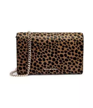 Сумка Michael Kors с леопардовым принтом, черный