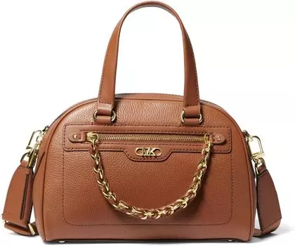 Сумка Michael Kors Williamsburg Small Bowling Satchel, цвет Luggage